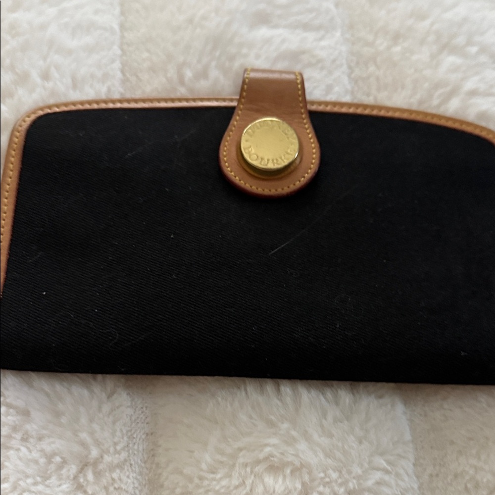 Dooney & Bourke Black and Brown Women's Wallet